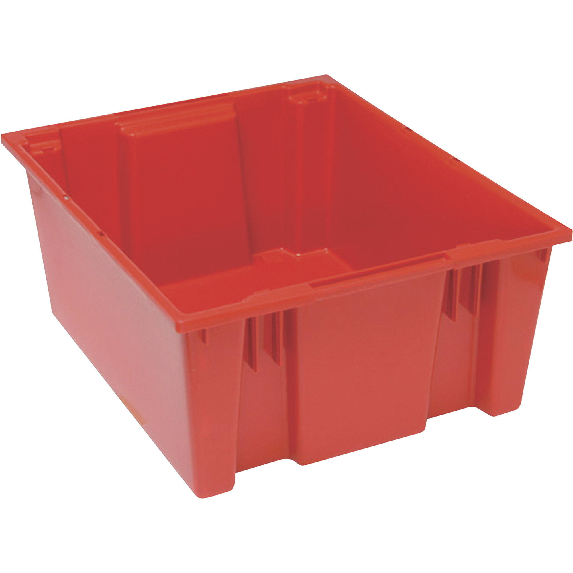 Quantum Storage Stack and Nest Tote Bin — 23 1/2in. x 19 1/2in. x 10in